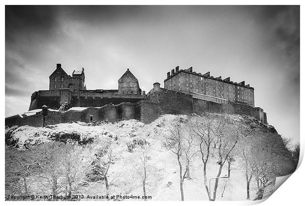 Edinburgh Castle Print by Keith Thorburn EFIAP/b