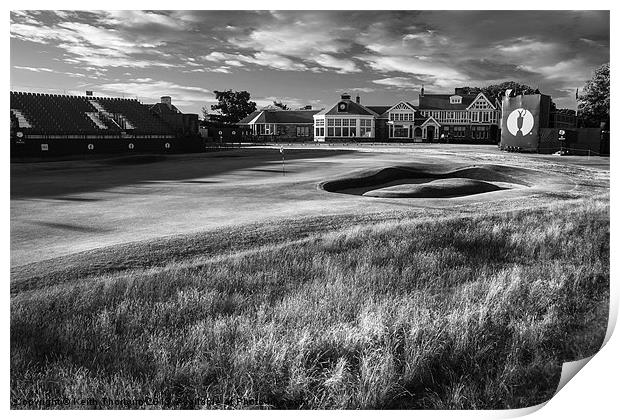 18th Green Muirfield Golf Club Print by Keith Thorburn EFIAP/b