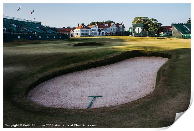 18th Green Muirfield Golf Club Print by Keith Thorburn EFIAP/b
