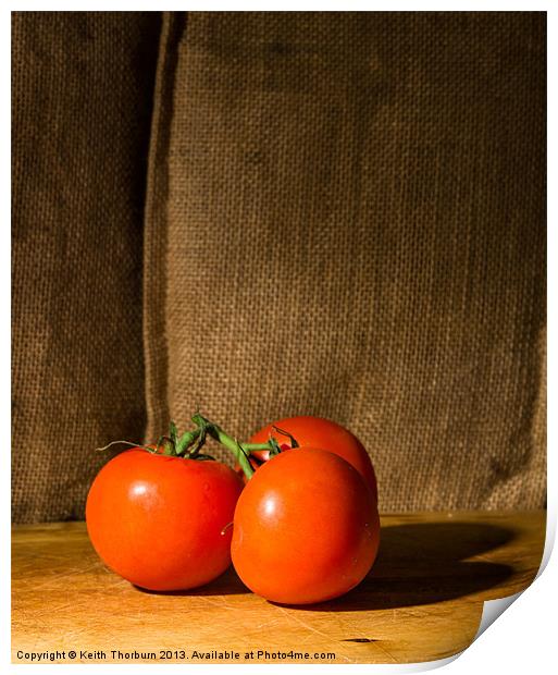 Tomatos Print by Keith Thorburn EFIAP/b