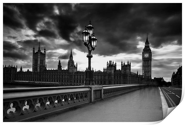 Westminster  Bridge Print by Keith Thorburn EFIAP/b