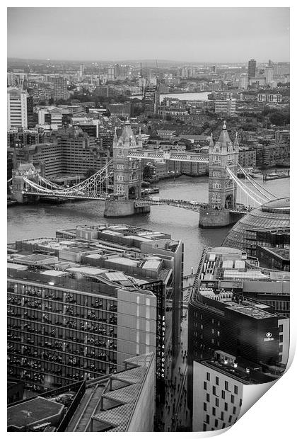 Tower Bridge Print by Keith Thorburn EFIAP/b