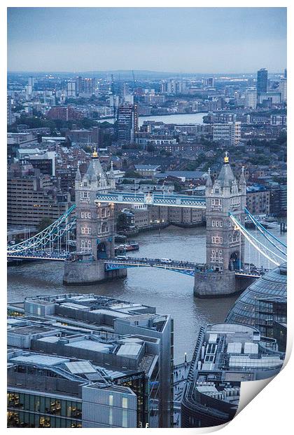 London Skyline Print by Keith Thorburn EFIAP/b