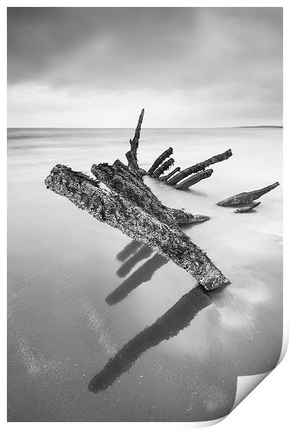 Remains of Shipwreck Print by Keith Thorburn EFIAP/b