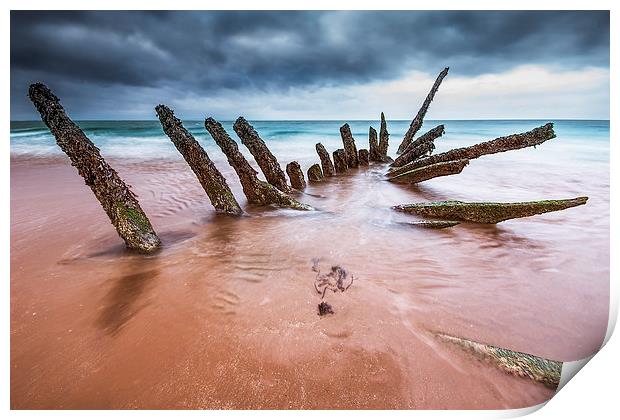 Longniddry Shipwreck Print by Keith Thorburn EFIAP/b