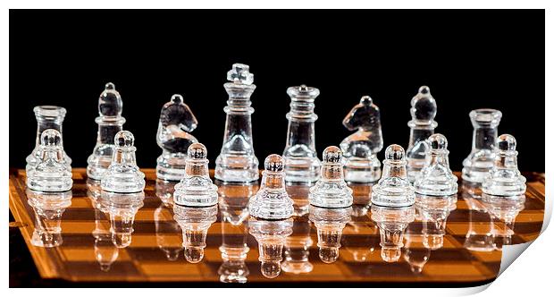 Chess Game Set Print by Keith Thorburn EFIAP/b