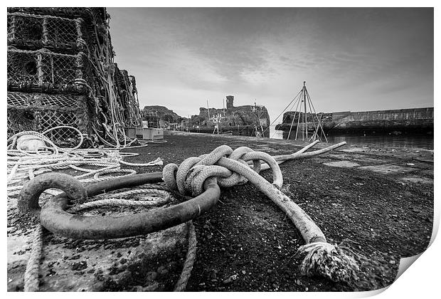 Fishing Harbour Dunbar Print by Keith Thorburn EFIAP/b