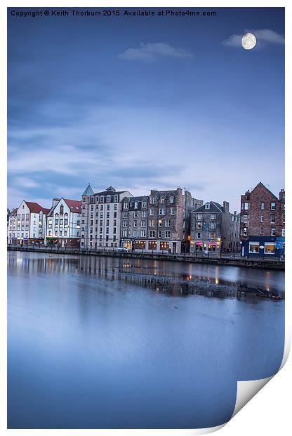 The Shore Leith Print by Keith Thorburn EFIAP/b
