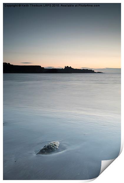 Tantallon and Bass Rock Panorama Print by Keith Thorburn EFIAP/b