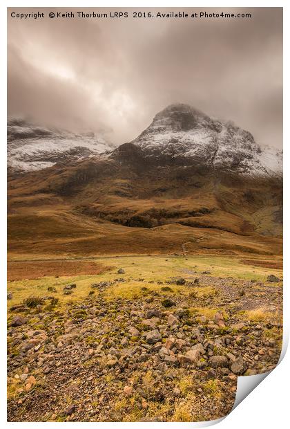 Three Sisters Glencoe Print by Keith Thorburn EFIAP/b