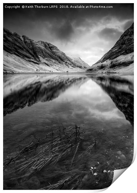 Loch Achtriochtan Print by Keith Thorburn EFIAP/b