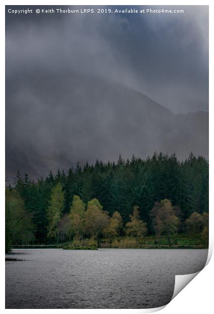 Glencoe Lochan Weather Print by Keith Thorburn EFIAP/b