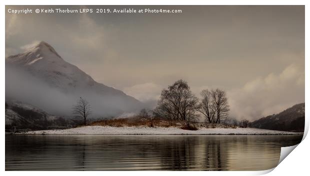 Loch Leven Island Print by Keith Thorburn EFIAP/b