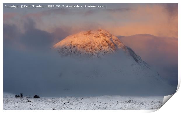 Buachaille Etive Mor Print by Keith Thorburn EFIAP/b