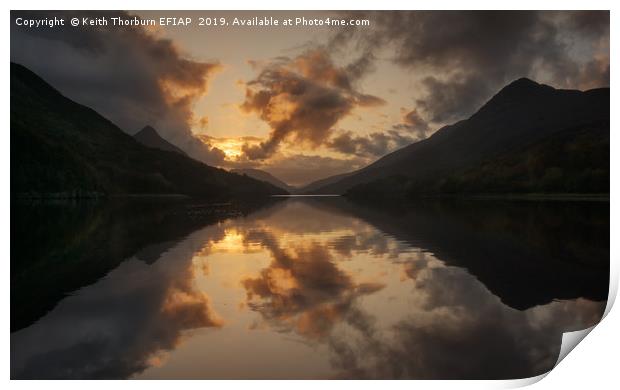 Loch Leven Sunset Print by Keith Thorburn EFIAP/b