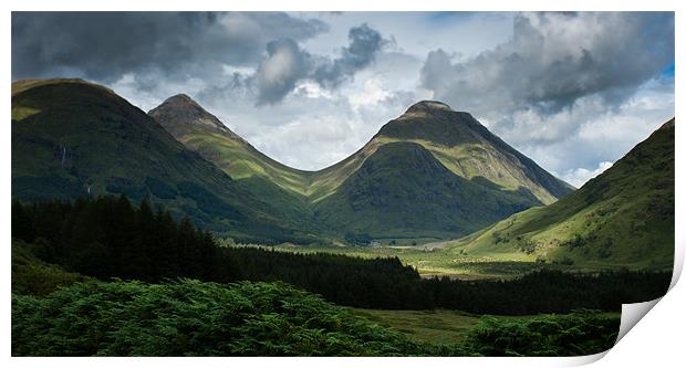 The Back of the three sisters Print by Keith Thorburn EFIAP/b