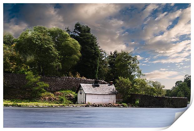 Duddingston Loch Boat House Print by Keith Thorburn EFIAP/b