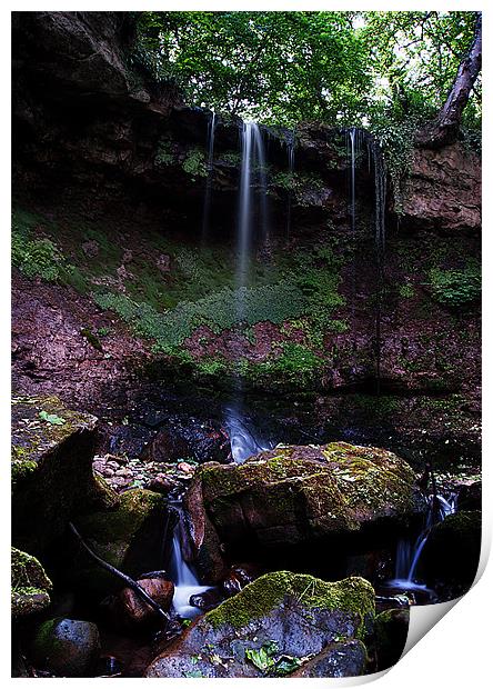 Waterfall Thorntonloch Print by Keith Thorburn EFIAP/b