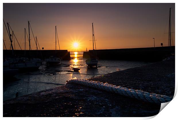 The Harbour Musselburgh Print by Keith Thorburn EFIAP/b