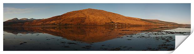 Evening reflections,Loch Eil. Print by John Cameron