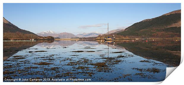 Loch Leven. Print by John Cameron