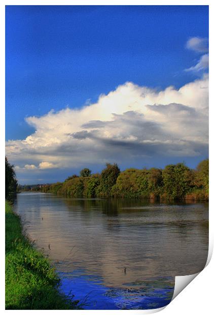 Dearne and Dove Canal Print by J Biggadike