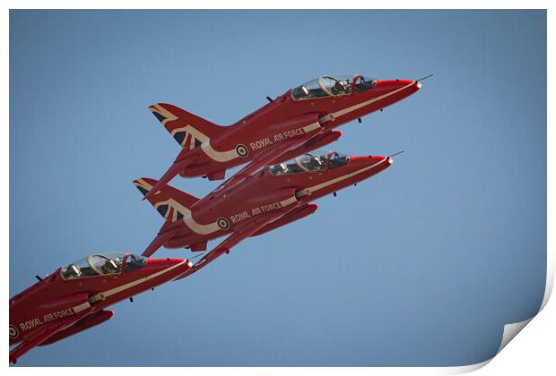 The Red Arrows Print by J Biggadike