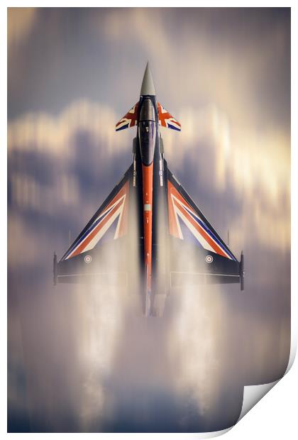 Eurofighter Typhoon BlackJack Print by J Biggadike
