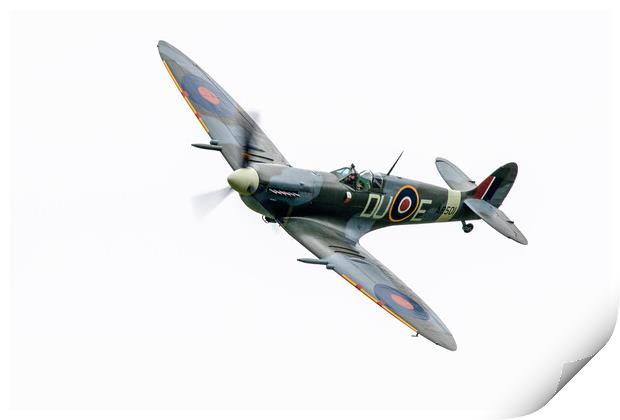 Supermarine Spitfire Mk Vb AR501 Print by J Biggadike