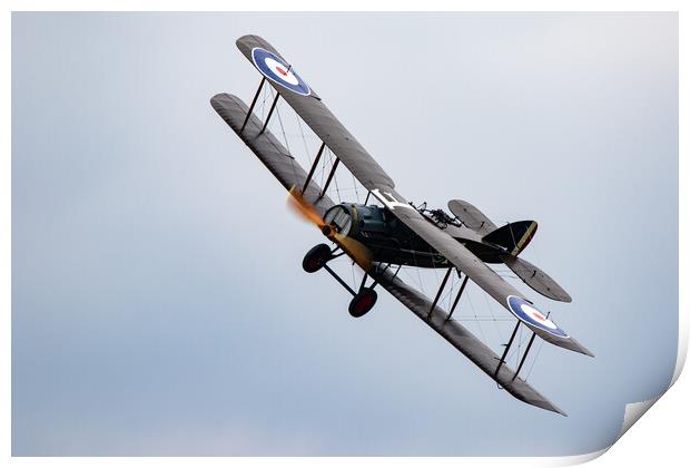 Bristol F2B Fighter Print by J Biggadike