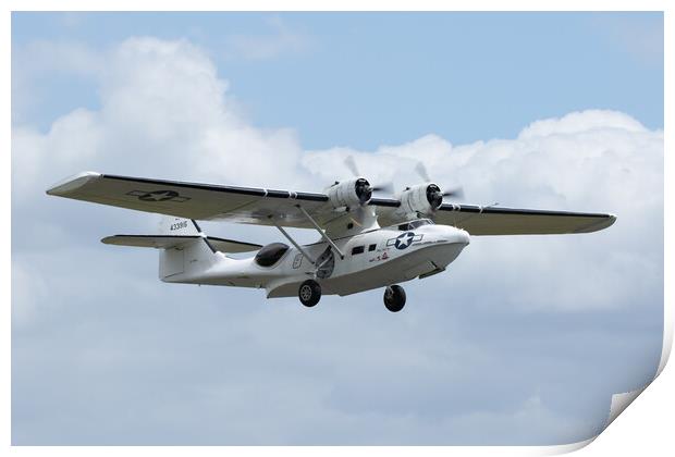 PBY Catalina Print by J Biggadike