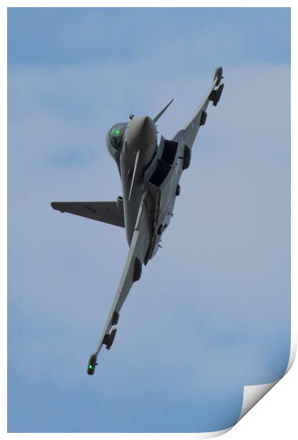  Eurofighter F-2000A Typhoon Print by J Biggadike