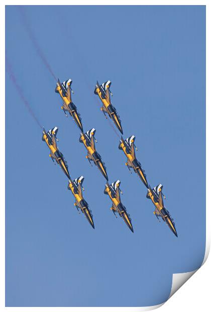 ROKAF Black Eagles Print by J Biggadike