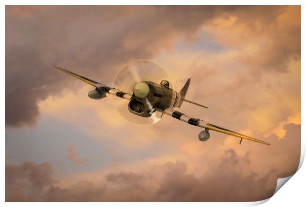 Hawker Tempest MkV Print by J Biggadike