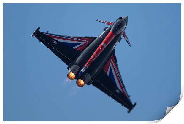 RAF Typhoon Blackjack Print by J Biggadike