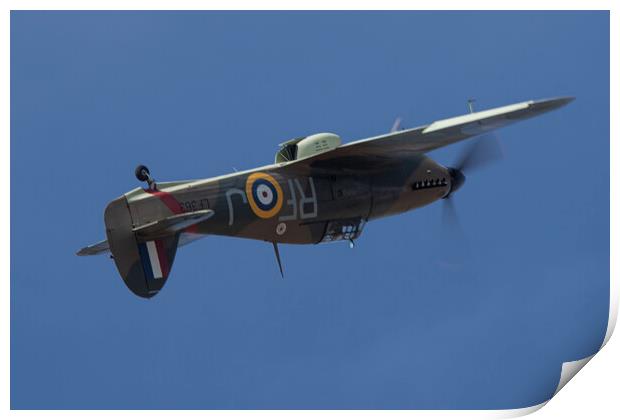 Hawker Hurricane LF363 Print by J Biggadike