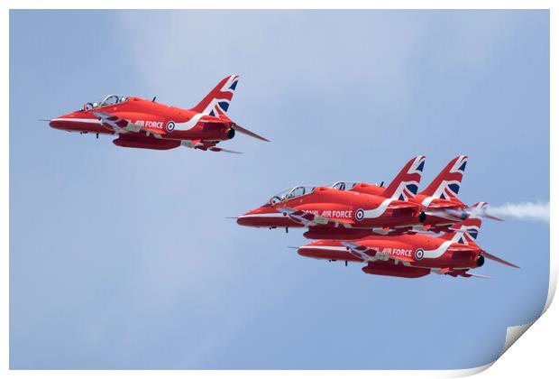 Red Arrows Print by J Biggadike