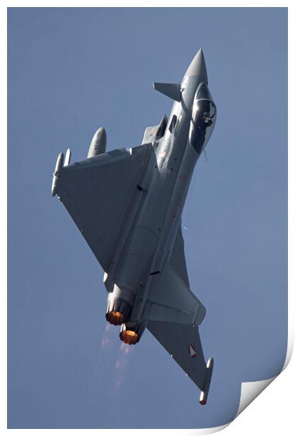 Austrian Eurofighter Typhoon Print by J Biggadike