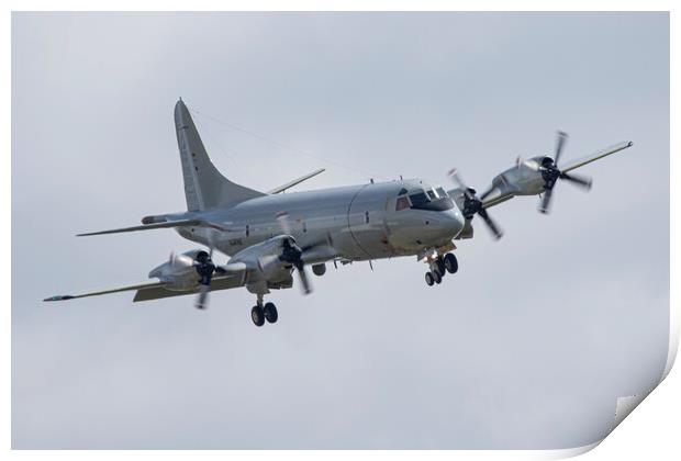 Lockheed P-3C Orion Print by J Biggadike