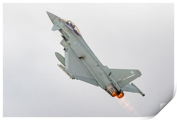Eurofighter Typhoon Take Off Print by J Biggadike