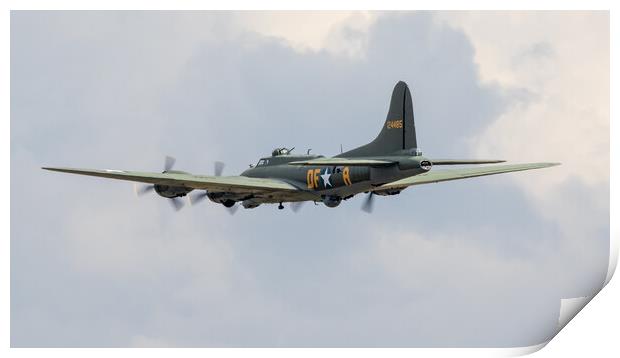 B17 Flying Fortress Print by J Biggadike