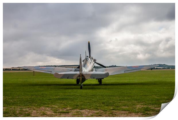 Spitfire MkIa X4650 KL-A Print by J Biggadike