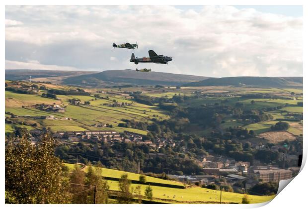 BBMF Visit Yorkshire Print by J Biggadike