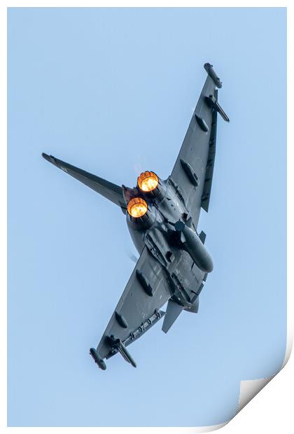 RAF Eurofighter Typhoon Anarchy1 Print by J Biggadike