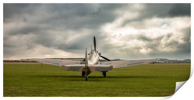 Spitfire MkIa X4650 KL-A Print by J Biggadike