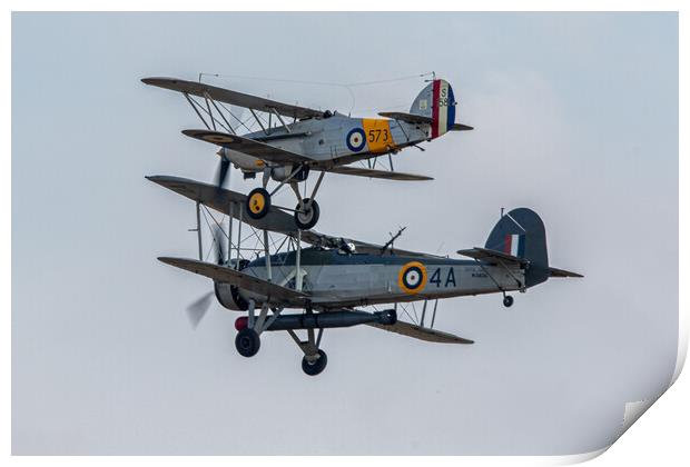 Swordfish and Nimrod Print by J Biggadike