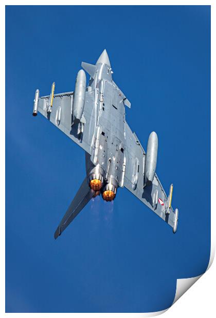 Typhoon Power Climb Print by J Biggadike