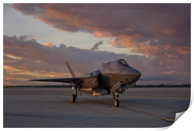 RAF F-35B Lightning II Print by J Biggadike