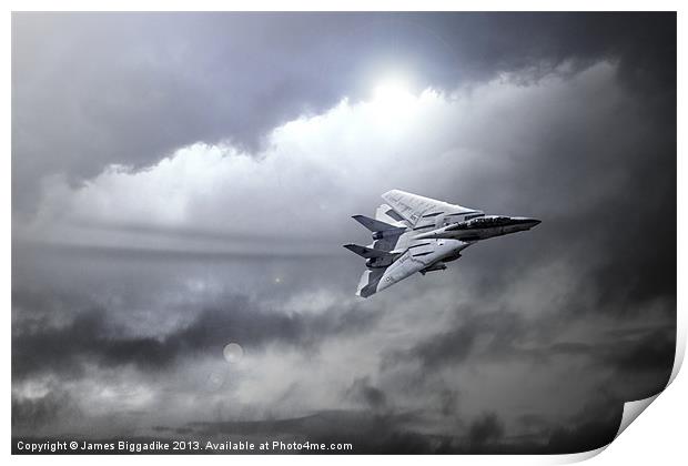 Top Gun Print by J Biggadike