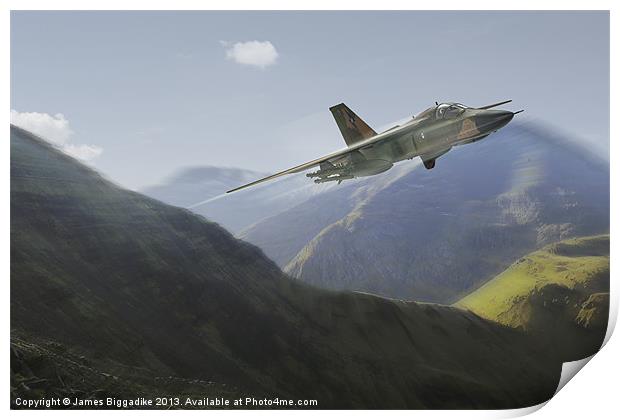 F-111 Print by J Biggadike